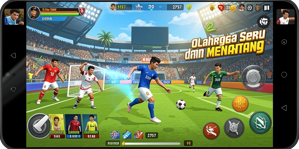 Tampilan utama game 2757 dengan aksi olahraga yang mendebarkan.