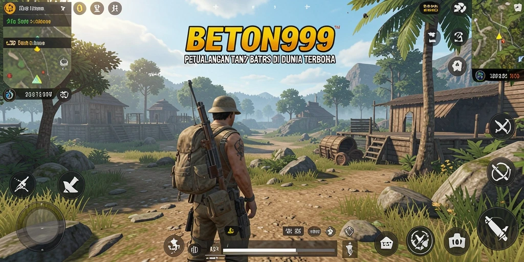 Tampilan gameplay BETON999 yang menakjubkan dalam dunia terbuka.