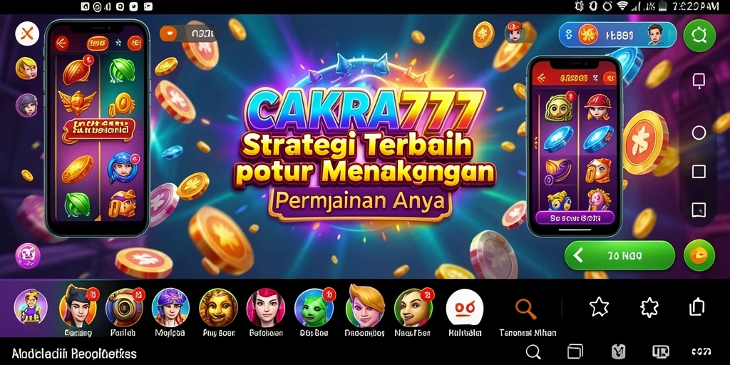 Tangkapan layar menunjukkan gameplay mendebarkan di CAKRA777.