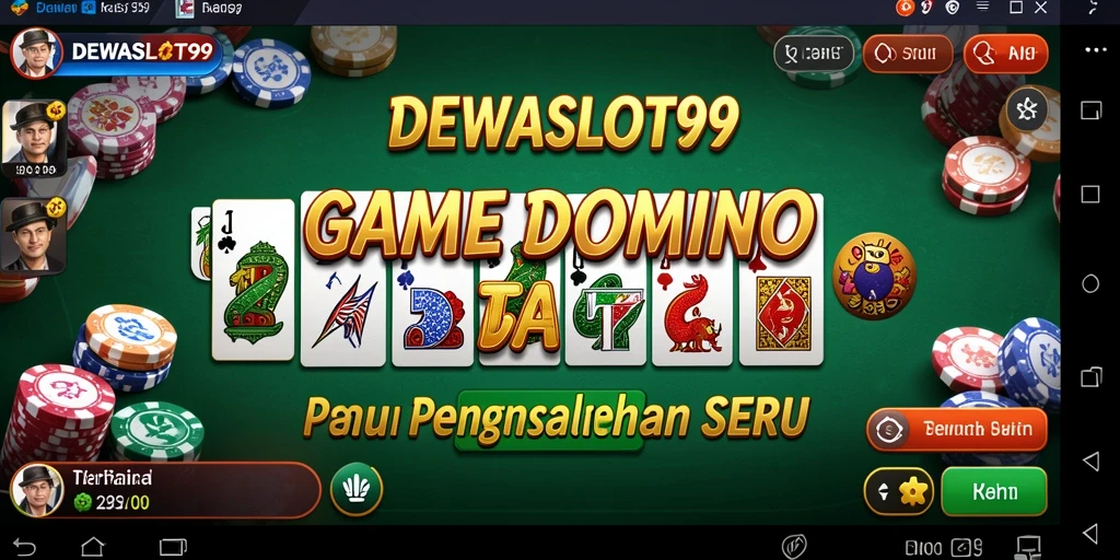 Screenshot gameplay DEWASLOT99 yang penuh aksi permainan Domino.