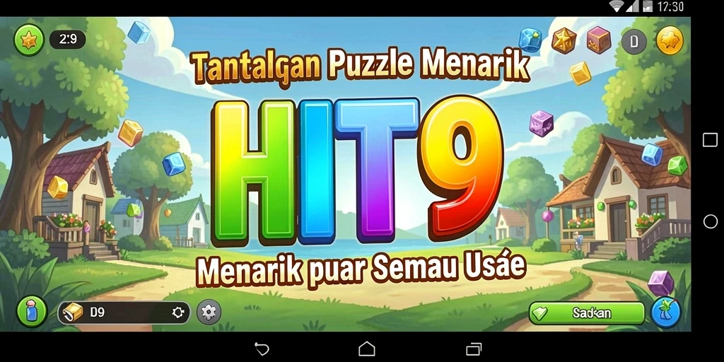 Tampilan gameplay HIT9 yang menantang dan menarik.