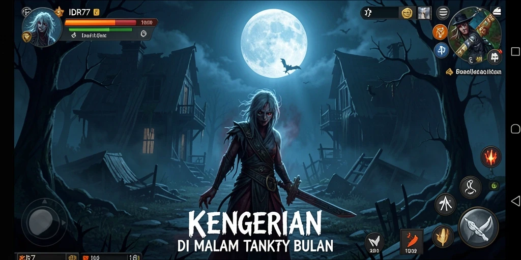 Tampilan permainan IDR77 yang menakutkan dan mendebarkan.