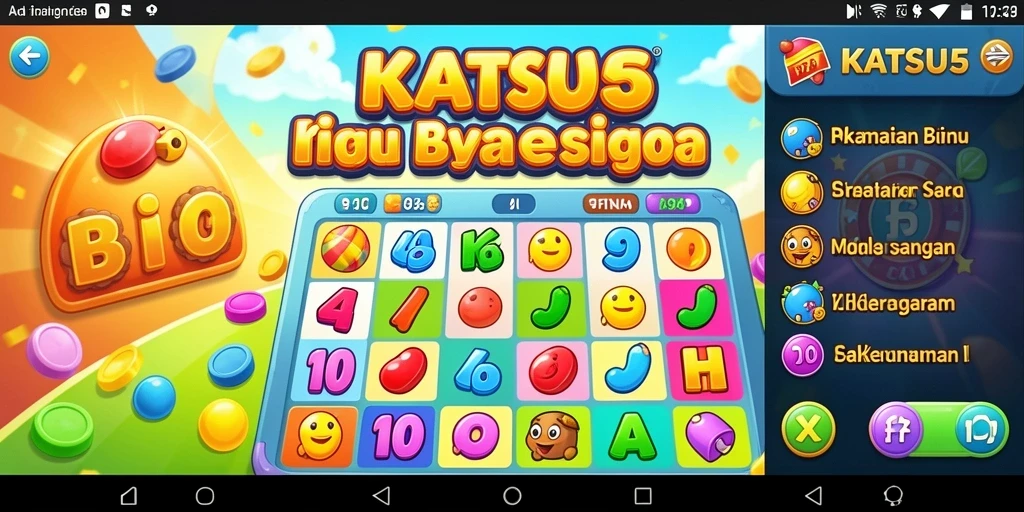 Tampilan gameplay seru dan interaktif di KATSU5.