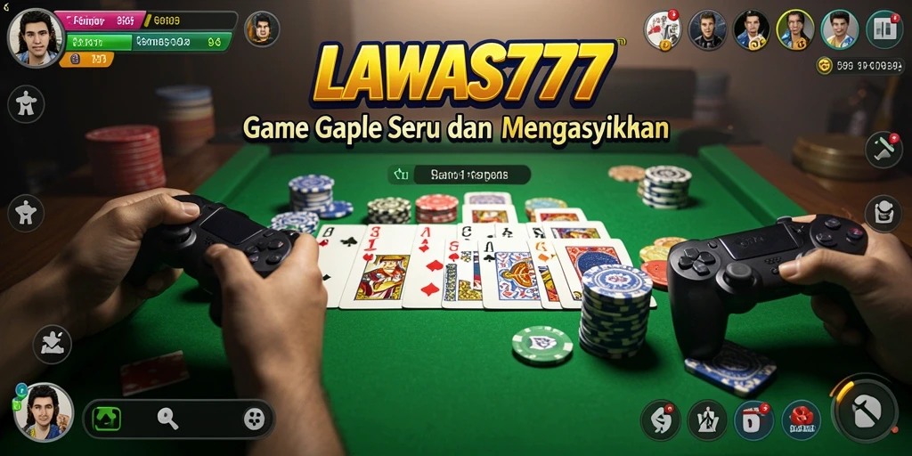 Tampilan menarik LAWAS777 dengan gameplay Gaple yang seru.
