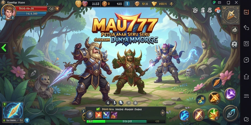 Tampilan gameplay yang menakjubkan dan seru di MAU777.