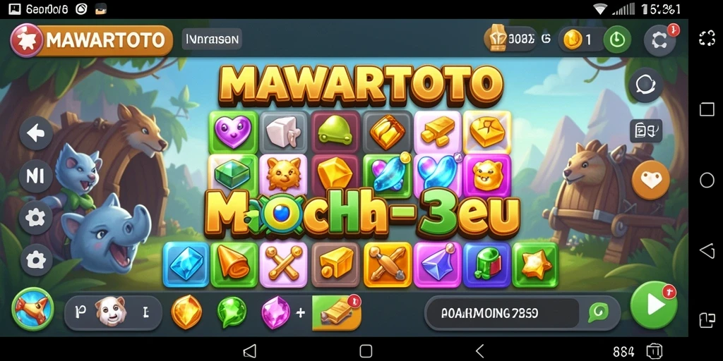 Tampilan gameplay seru dan berwarna-warni dari MAWARTOTO.
