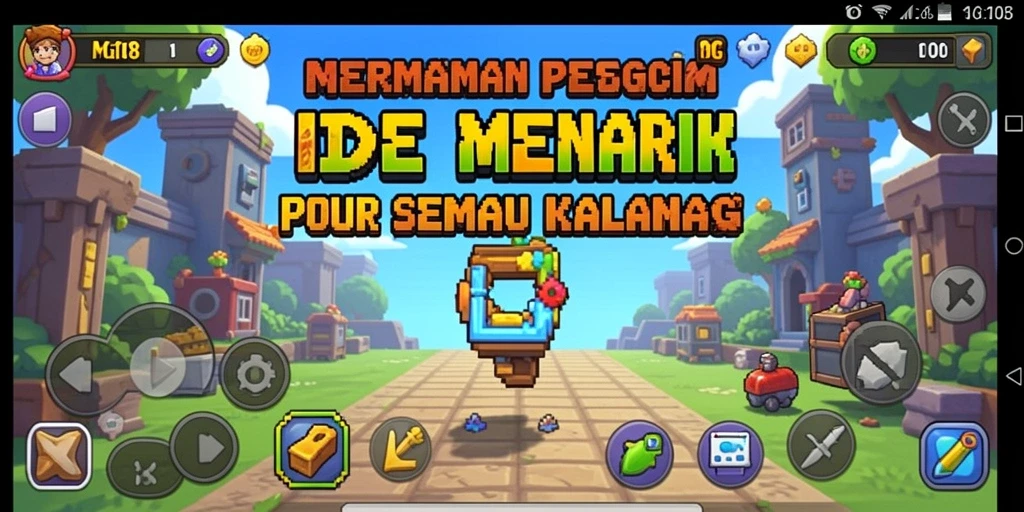 Screenshot MG108 menunjukkan gameplay Idle yang menarik dan menyenangkan.