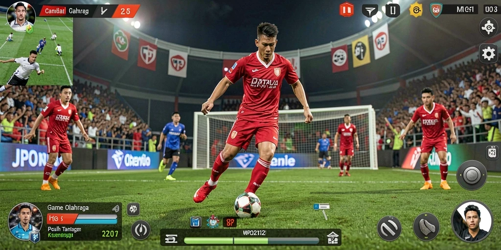 Tampilan gameplay seru dan interaktif dalam MPO2121.