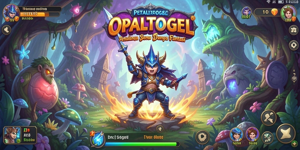 Gameplay OPALTOGEL yang penuh warna dan tantangan seru.