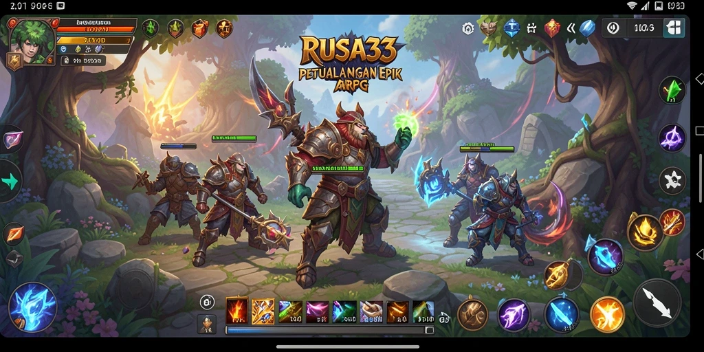 Tangkapan layar RUSA33 menampilkan aksi pertempuran yang mendebarkan di dunia ARPG.
