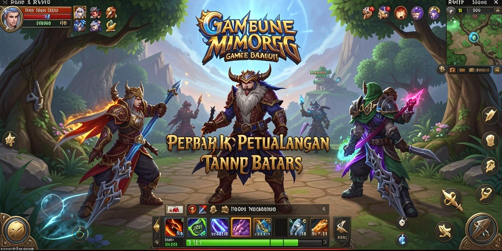 Screenshot gameplay RVIP menampilkan pertempuran seru dan aksi epik.