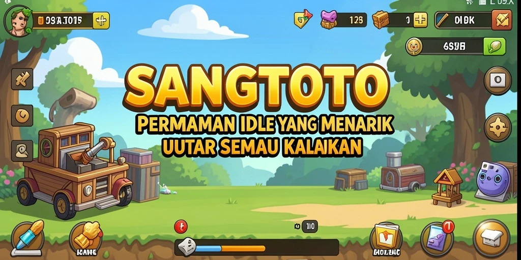 Tangkapan layar gameplay SANGTOTO yang menampilkan aksi Idle yang menghibur.