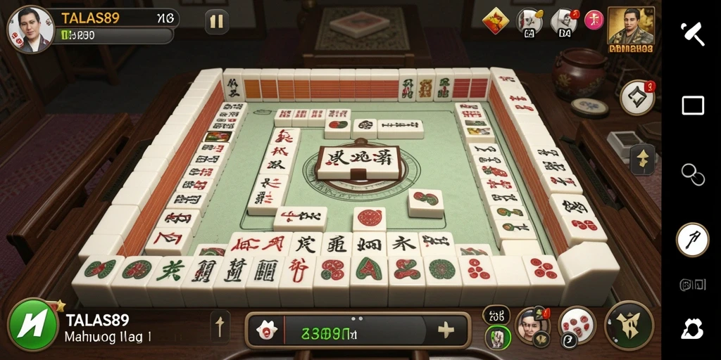 Tampilan menarik dan gameplay seru dalam TALAS89 Mahjong.