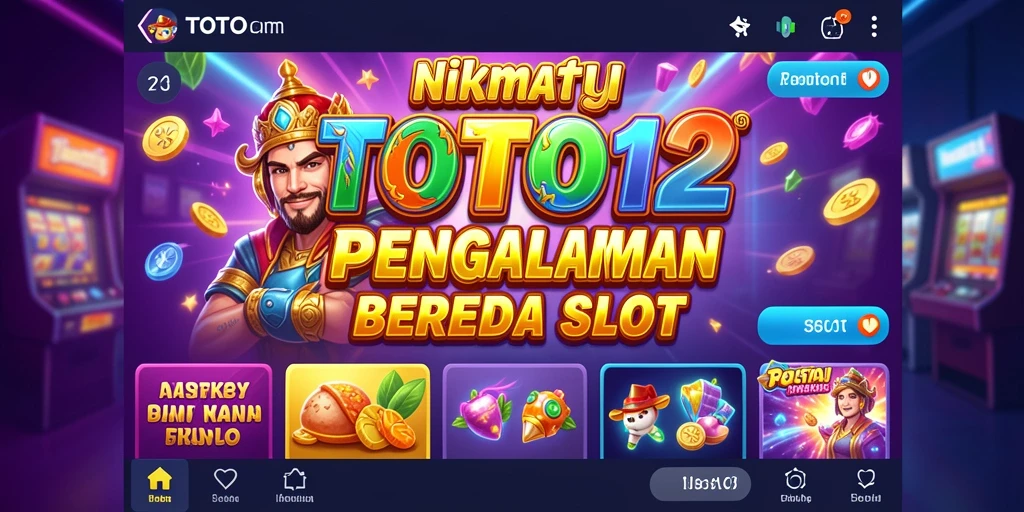 Screenshot gameplay TOTO12 menampilkan pengalaman bermain slot yang mendebarkan.