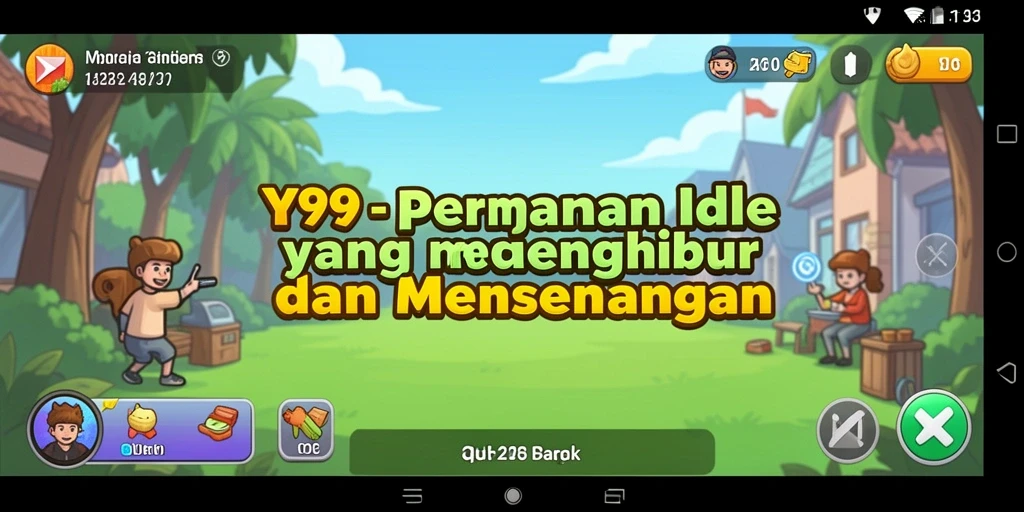 Tampilan gameplay Y89 yang sederhana dan menawan dalam kategori Idle.